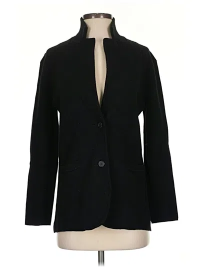 Pre-owned Jcrew Wool Blazer Jacket In Black
