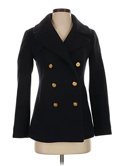 Pre-owned Jcrew Wool Blazer Jacket In Black