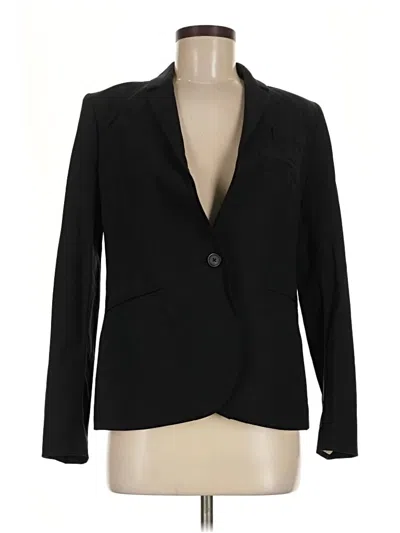 Pre-owned Jcrew Wool Blazer Jacket In Black