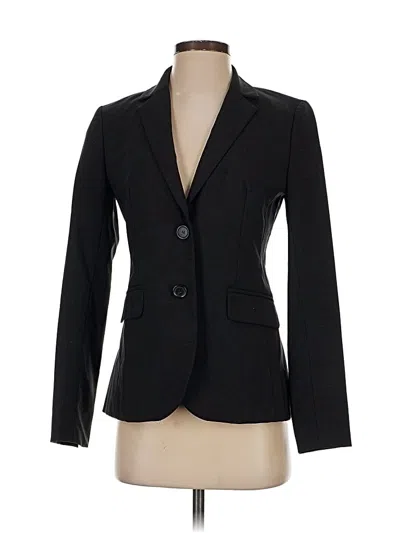 Pre-owned Jcrew Wool Blazer Jacket In Black