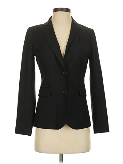 Pre-owned Jcrew Wool Blazer Jacket In Black