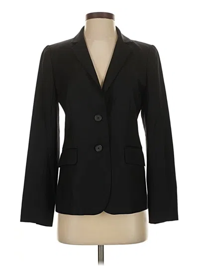 Pre-owned Jcrew Wool Blazer Jacket In Black