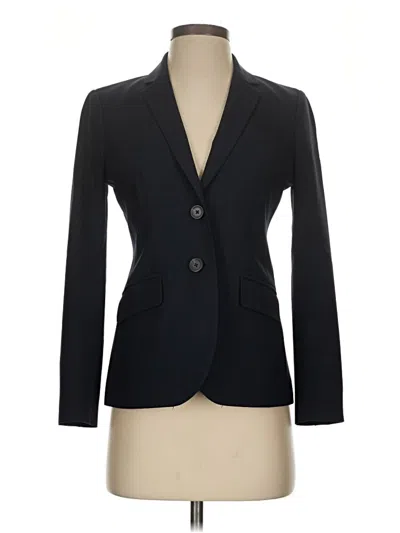Pre-owned Jcrew Wool Blazer Jacket In Black