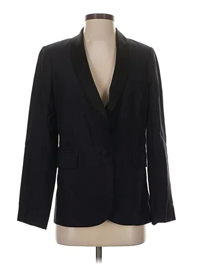 Pre-owned Jcrew Wool Blazer Jacket In Black