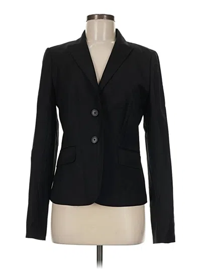 Pre-owned Jcrew Wool Blazer Jacket In Black