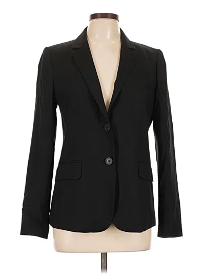 Pre-owned Jcrew Wool Blazer Jacket In Black