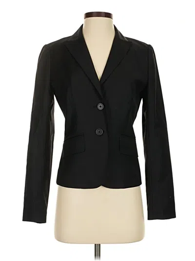 Pre-owned Jcrew Wool Blazer Jacket In Black