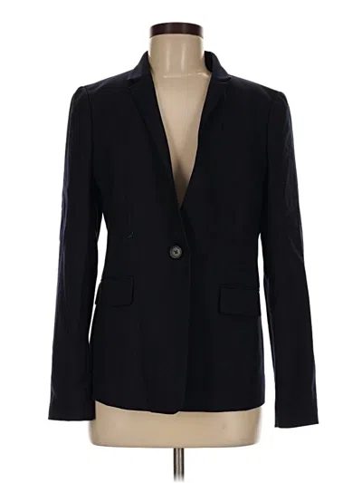 Pre-owned Jcrew Wool Blazer Jacket In Black
