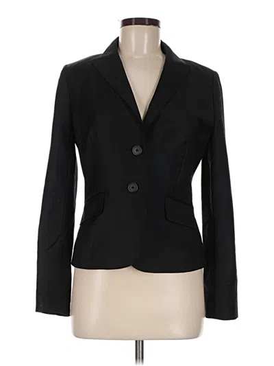 Pre-owned Jcrew Wool Blazer Jacket In Black