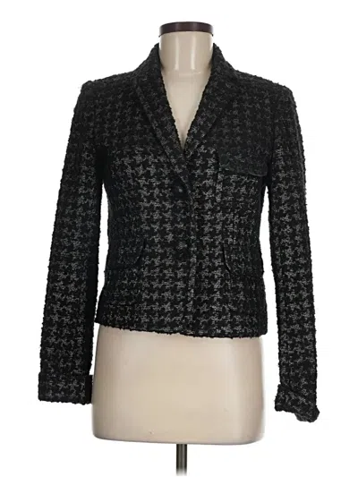 Pre-owned Jcrew Wool Blazer Jacket In Black