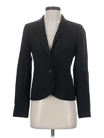 Pre-owned Jcrew Wool Blazer Jacket In Black