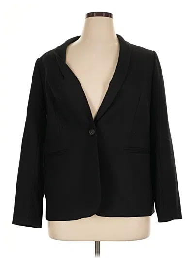 Pre-owned Jcrew Wool Blazer Jacket In Black
