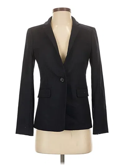 Pre-owned Jcrew Wool Blazer Jacket In Black