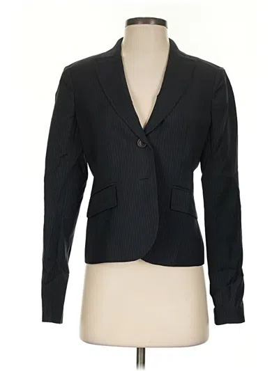 Pre-owned Jcrew Wool Blazer Jacket In Black