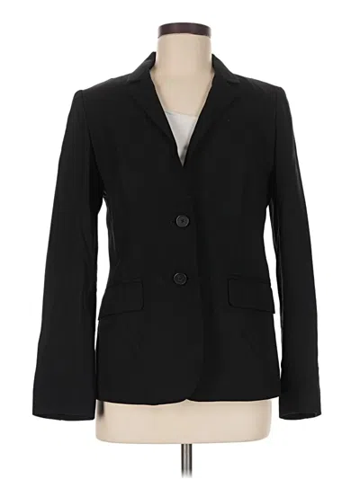 Pre-owned Jcrew Wool Blazer Jacket In Black