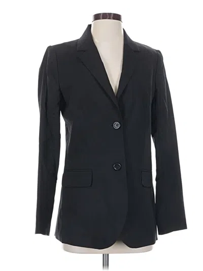 Pre-owned Jcrew Wool Blazer Jacket In Black