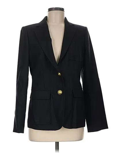 Pre-owned Jcrew Wool Blazer Jacket In Black
