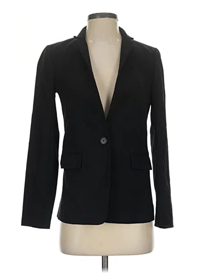 Pre-owned Jcrew Wool Blazer Jacket In Black