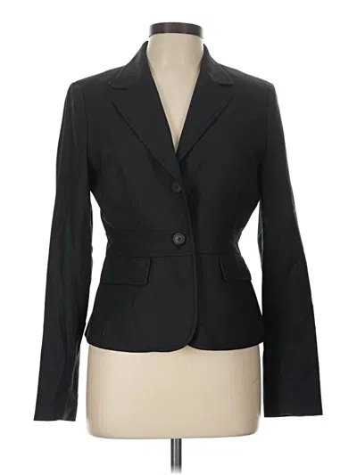 Pre-owned Jcrew Wool Blazer Jacket In Black