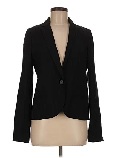 Pre-owned Jcrew Wool Blazer Jacket In Black