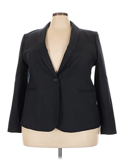 Pre-owned Jcrew Wool Blazer Jacket In Black