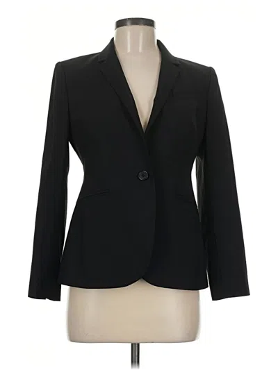 Pre-owned Jcrew Wool Blazer Jacket In Black