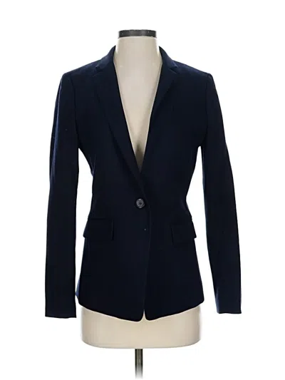 Pre-owned Jcrew Wool Blazer Jacket In Blue