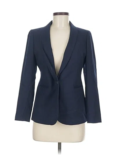Pre-owned Jcrew Wool Blazer Jacket In Blue