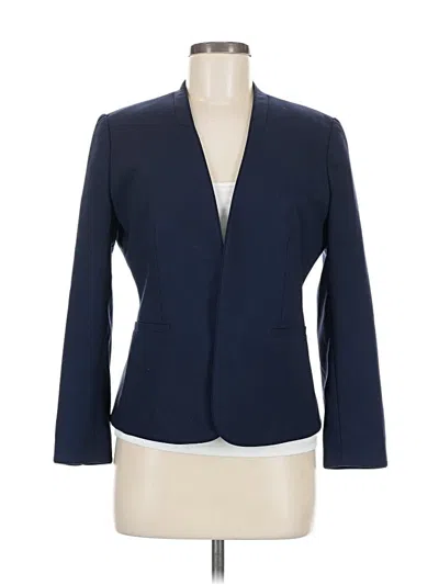 Pre-owned Jcrew Wool Blazer Jacket In Blue