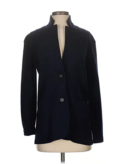 Pre-owned Jcrew Wool Blazer Jacket In Blue