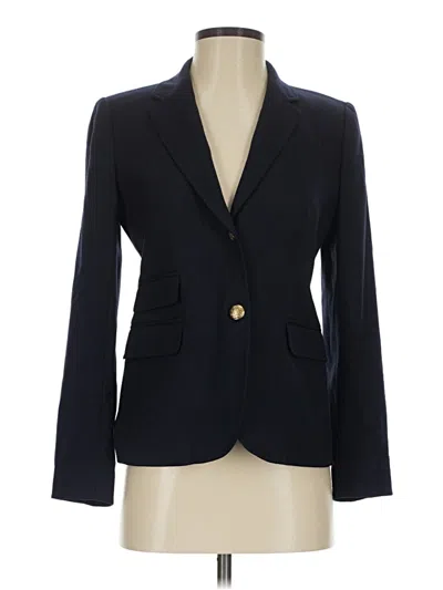 Pre-owned Jcrew Wool Blazer Jacket In Blue