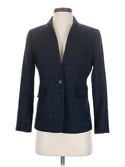 Pre-owned Jcrew Wool Blazer Jacket In Blue
