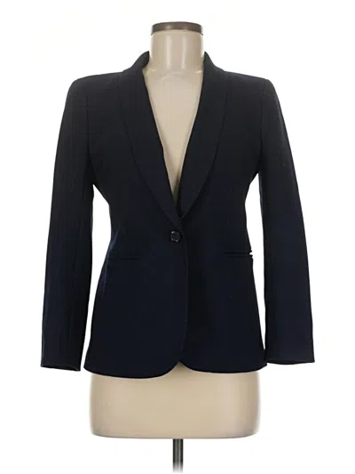 Pre-owned Jcrew Wool Blazer Jacket In Blue