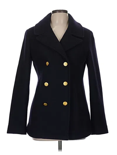 Pre-owned Jcrew Wool Blazer Jacket In Blue