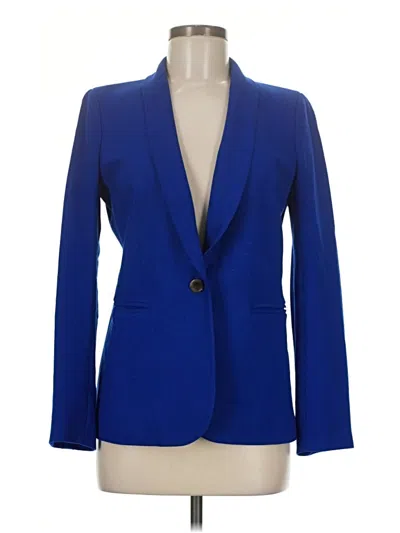 Pre-owned Jcrew Wool Blazer Jacket In Blue