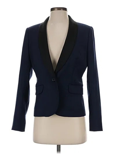 Pre-owned Jcrew Wool Blazer Jacket In Blue