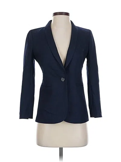 Pre-owned Jcrew Wool Blazer Jacket In Blue