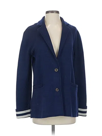 Pre-owned Jcrew Wool Blazer Jacket In Blue