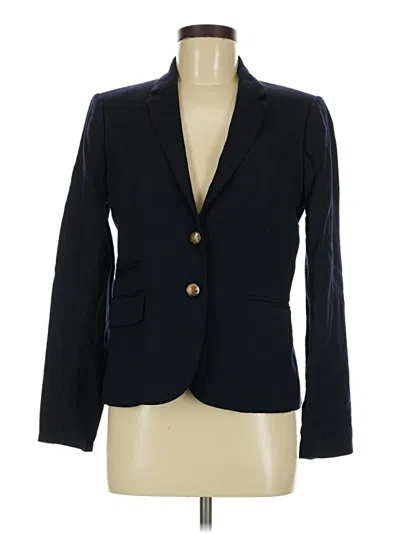 Pre-owned Jcrew Wool Blazer Jacket In Blue