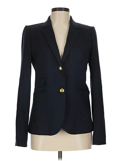 Pre-owned Jcrew Wool Blazer Jacket In Blue
