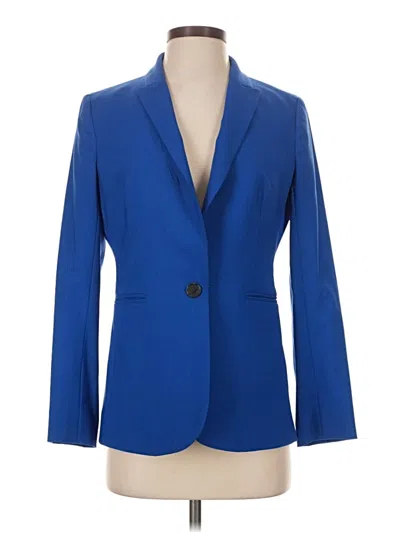 Pre-owned Jcrew Wool Blazer Jacket In Blue