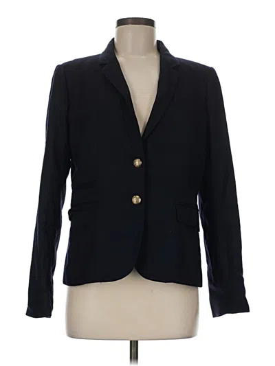 Pre-owned Jcrew Wool Blazer Jacket In Blue