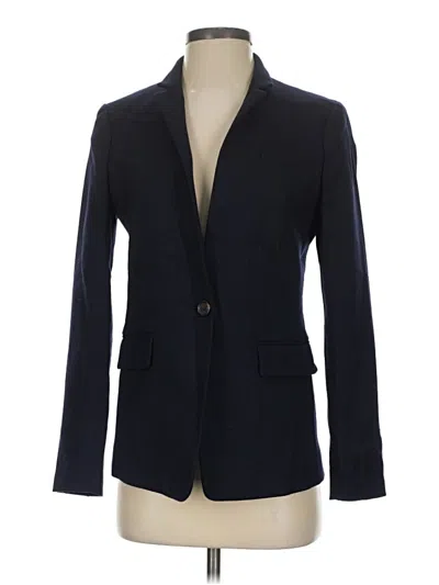 Pre-owned Jcrew Wool Blazer Jacket In Blue