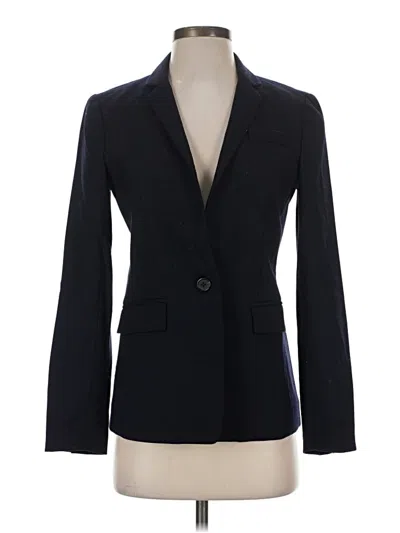 Pre-owned Jcrew Wool Blazer Jacket In Blue