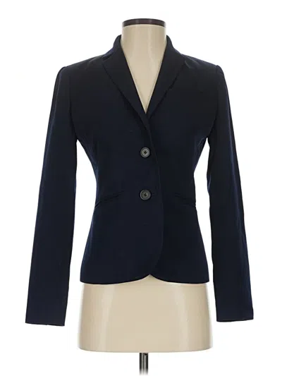 Pre-owned Jcrew Wool Blazer Jacket In Blue