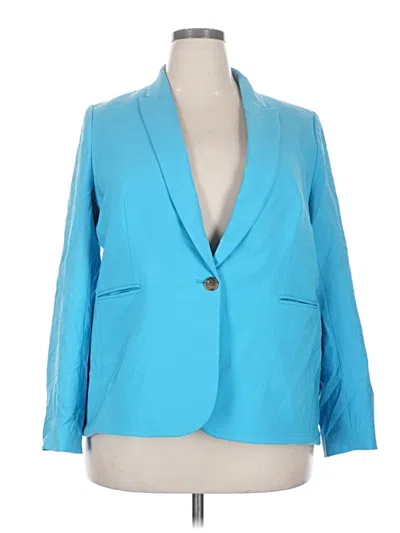 Pre-owned Jcrew Wool Blazer Jacket In Blue