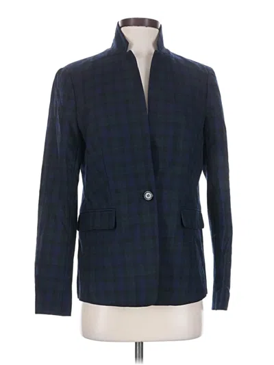 Pre-owned Jcrew Wool Blazer Jacket In Blue
