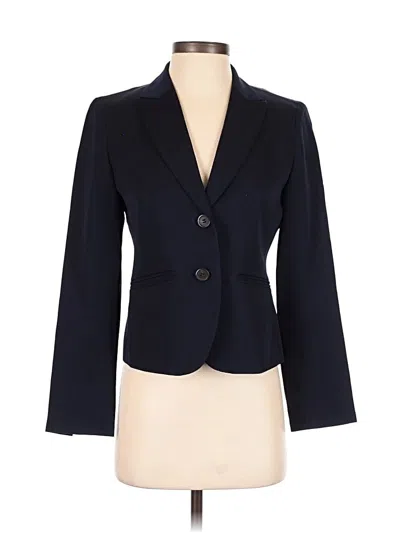 Pre-owned Jcrew Wool Blazer Jacket In Blue