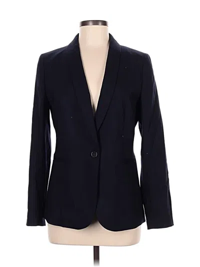 Pre-owned Jcrew Wool Blazer Jacket In Blue