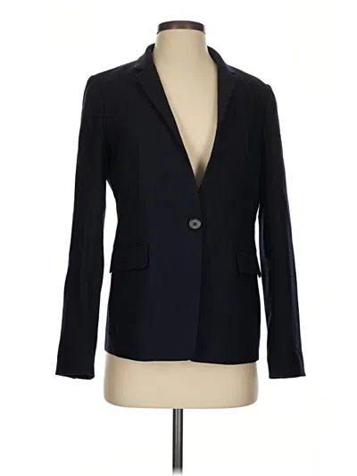 Pre-owned Jcrew Wool Blazer Jacket In Blue